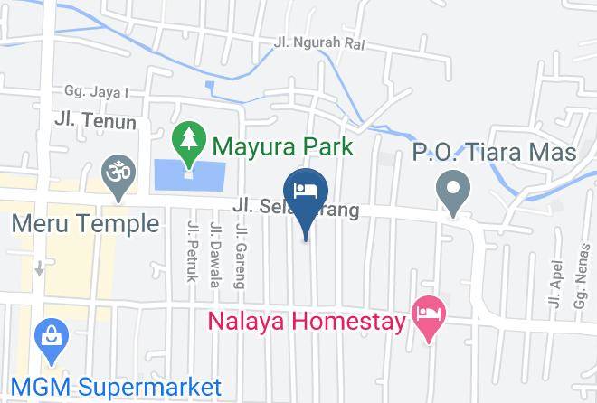 Kota Mataram - Hotel Alengka Maps