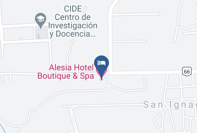 Aguascalientes - Alesia Hotel Boutique & Spa Maps