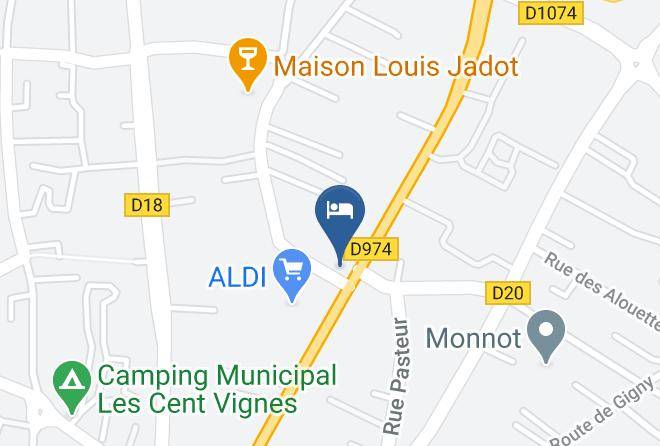 Cote D Or - Maison Cabotte Beaune Maps