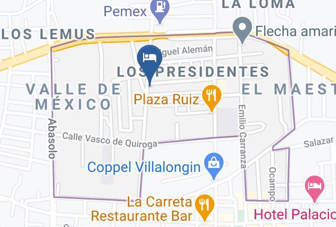 Puruandiro - Hotel Alex Guzman Maps