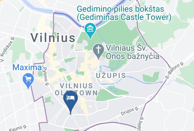 Vilnius - Alexa Viesbutis Boksto Grupe Maps