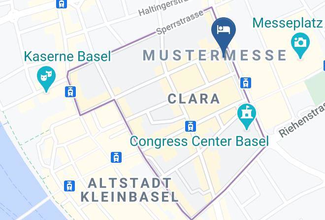 Basel - Hotel Alexander Maps