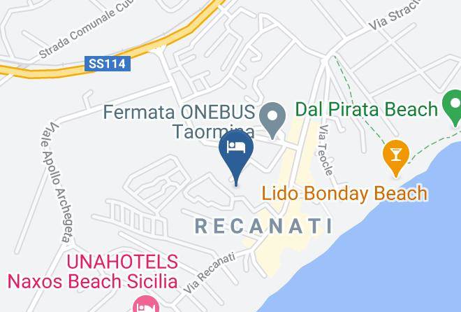 Messina - Hotel Alexander Maps