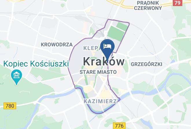Cracow - Hotel Alexander Maps