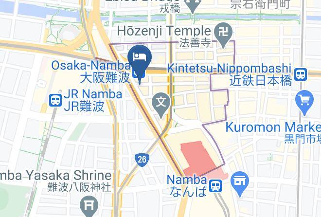 Osaka City Chuo Ward - Hotel Alexander Namba Maps