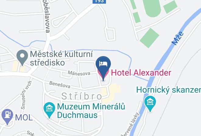 Tachov - Hotel Alexander Maps