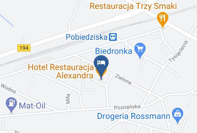 Poznanski - Hotel Restauracja Alexandra Maps