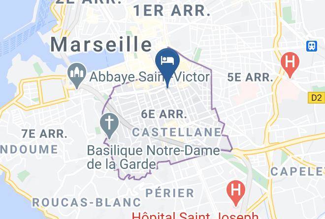 Bouches Du Rhone - Hotel Alexandre 1er Maps