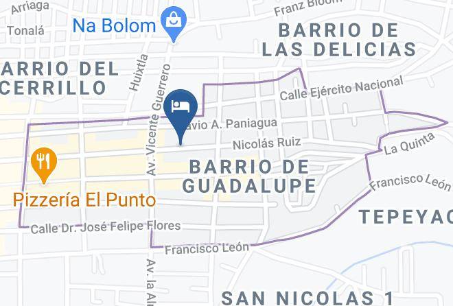 San Cristobal De Las Casas - Hotel Alexandria Maps