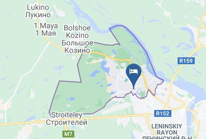 Nizhniy Novgorod - Hotel Alexandriya Maps