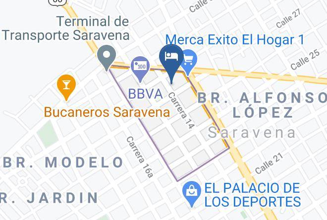 Saravena - Hotel Alexshir Maps