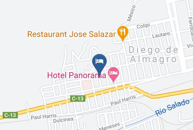Chanaral Province - Hotel Alexval Maps