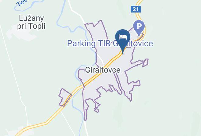 Svidnik - Hotel Alfa Giraltovce Maps