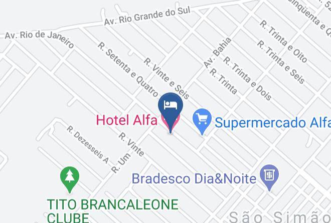 Sao Simao - Hotel Alfa Maps
