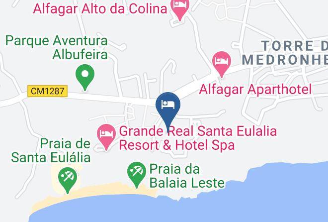 Albufeira - Hotel Alfagar Maps