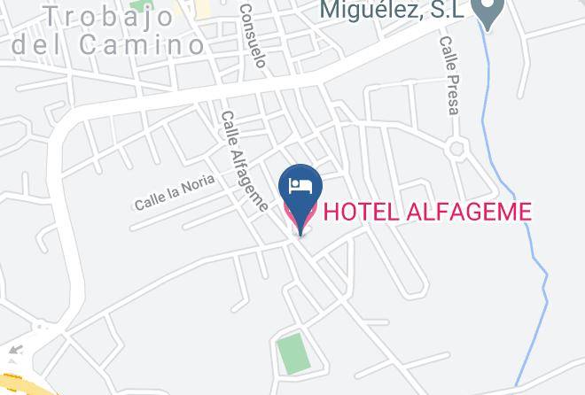 Leon - Hotel Alfageme Maps