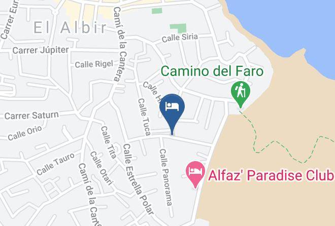 Alicante - Hotel Alfas Beach Maps