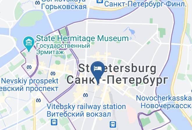 Saint Petersburg - Hotel Alfeya Maps