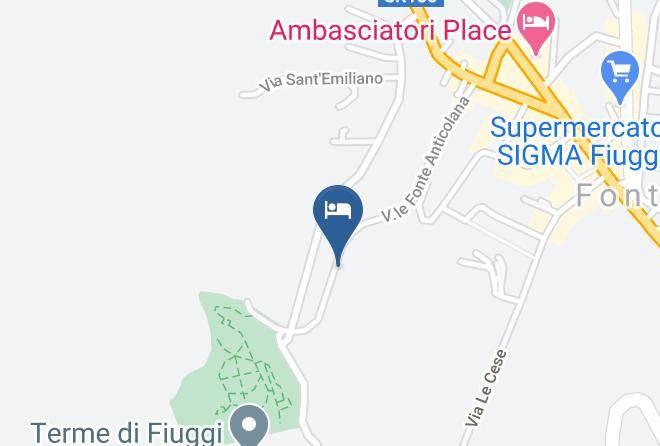 Frosinone - Hotel Alfieri Srl Maps