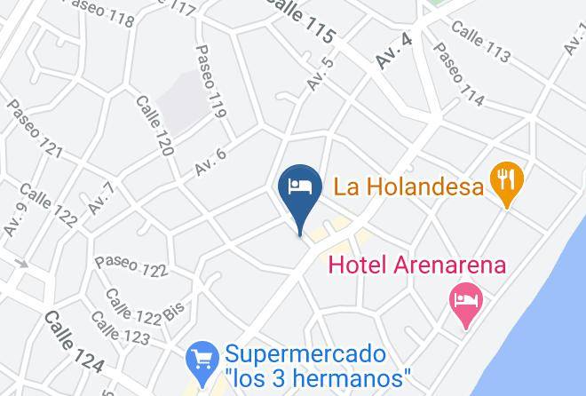 Villa Gesell - Hotel Alfil Maps