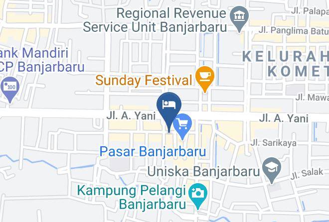 Kota Banjarbaru - Hotel Alfin Maps