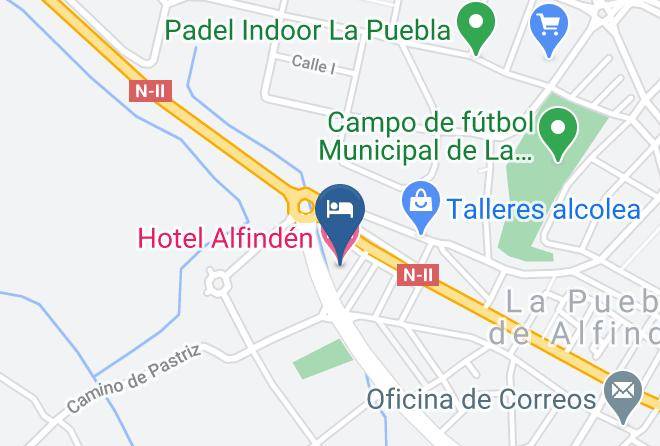 Zaragoza - Hotel Alfinden Maps