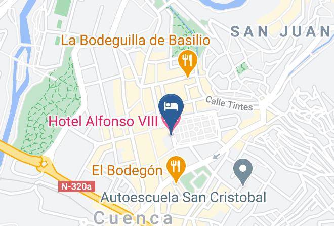 Cuenca - Hotel Alfonso Viii Maps