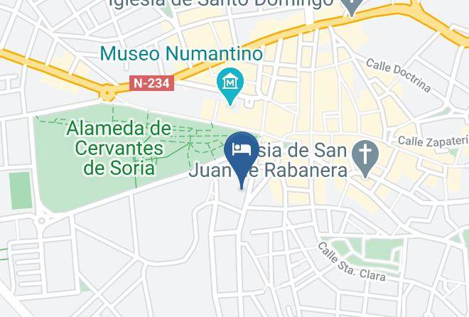 Soria - Hotel Alfonso Viii Maps