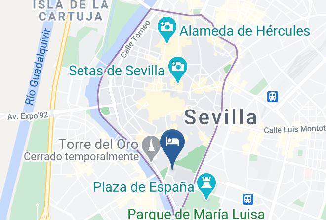 Seville - Hotel Alfonso Xiii Maps