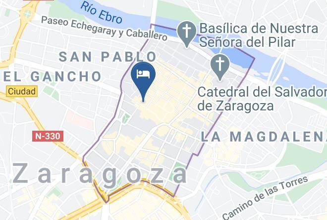 Zaragoza - Hotel Alfonso Zaragoza Maps