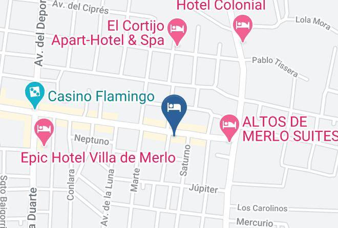 Santa Rosa Dellara - Hotel Algarrobo Maps