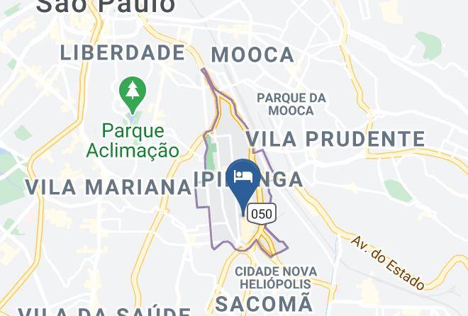 Sao Paulo Ipiranga - Hotel Algo Mais Maps