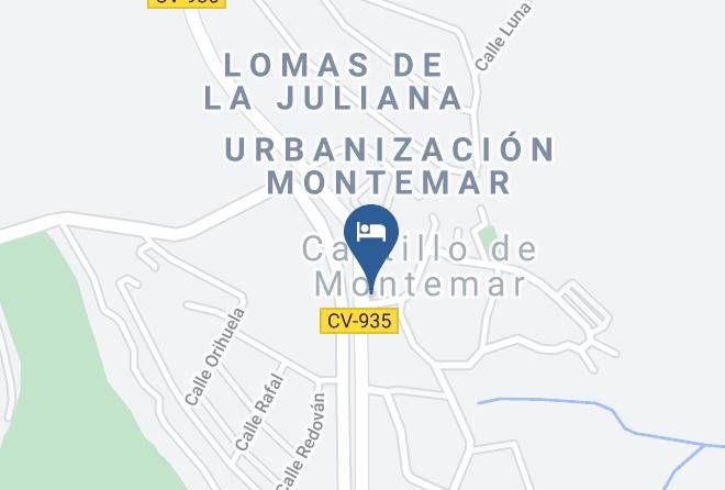 Alicante - Hotel Algorfa Maps