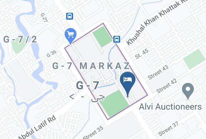 Islamabad - Hotel Al Habib Islamabad Maps