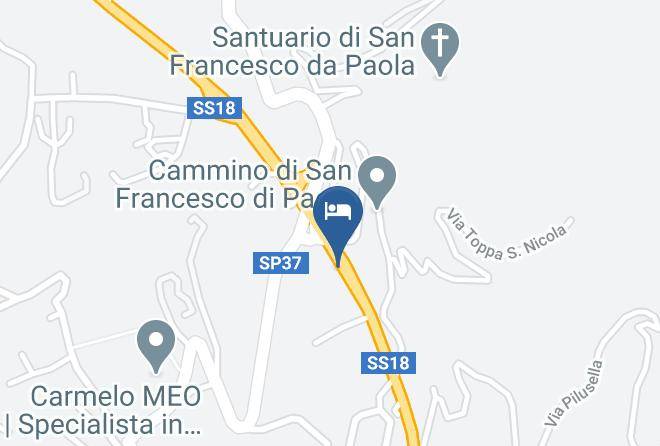 Cosenza - Hotel Alhambra Albergo Economico Vicino Santuario S Francesco Maps