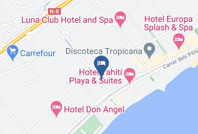 Barcelona - Hotel Alhambra Maps