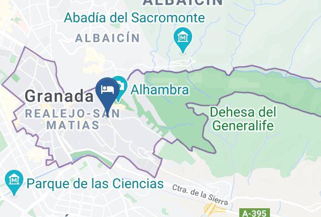 Granada - Hotel Alhambra Palace Maps