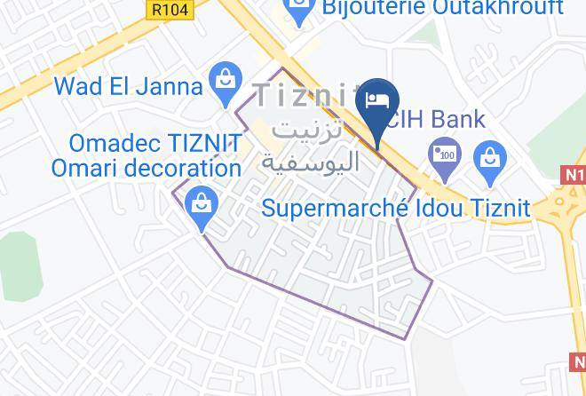 Tiznit - Hotel Alhouria Maps