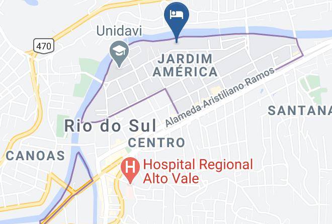 Rio Do Sul - Hotel Alianca Express Maps