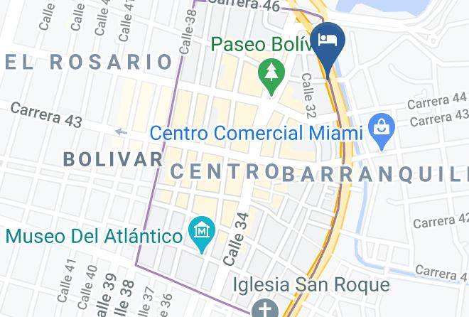 Barranquilla - Hotel Alicante Boutique & Spa Maps