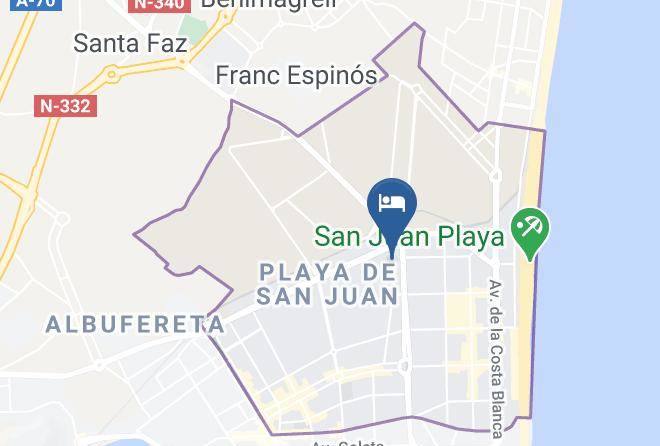 Alicante - Hotel Alicante Golf Maps