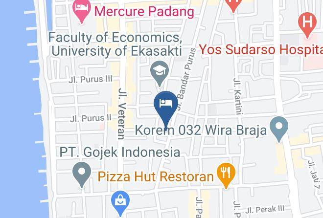 Kota Padang - Hotel Alifa Syariah Maps