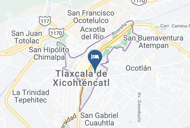 Tlaxcala De Xicohtencatl Tlaxcala Centro - Hotel Alifer Maps