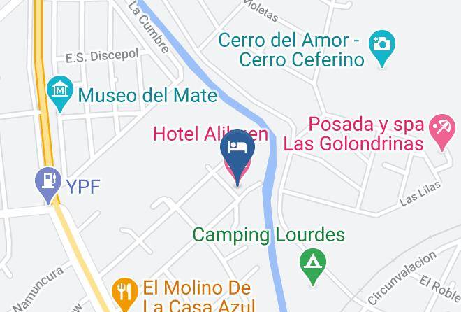 Tornquist - Hotel Alihuen Maps