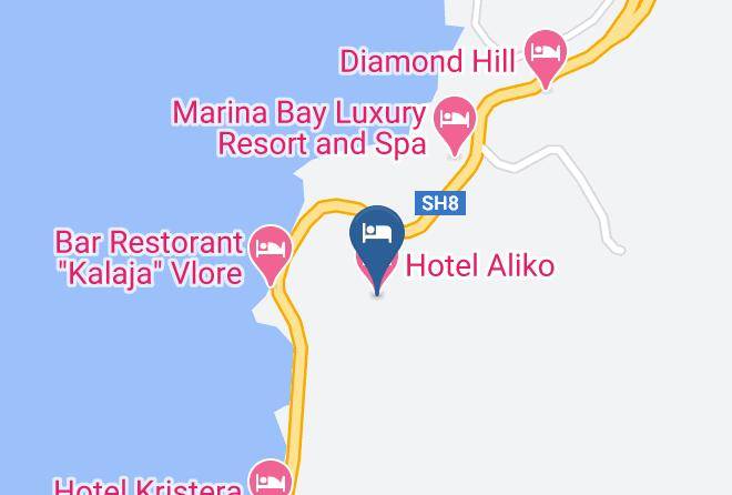 Vlore - Hotel Aliko Maps