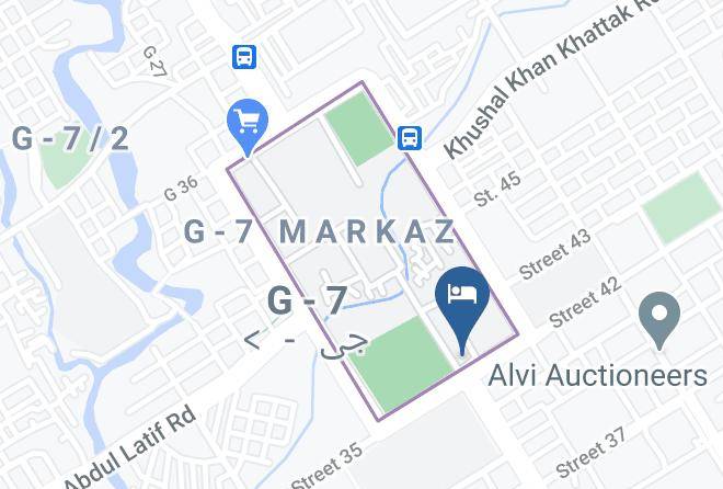 Islamabad - Hotel Al Ikram Maps