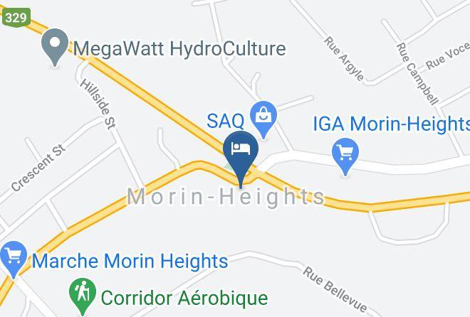 Les Pays D En Haut Regional County Municipality - Hotel Alila Maps