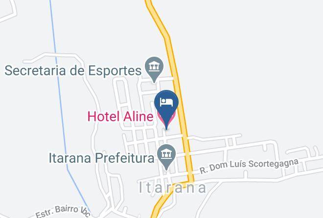 Itarana - Hotel Aline Maps