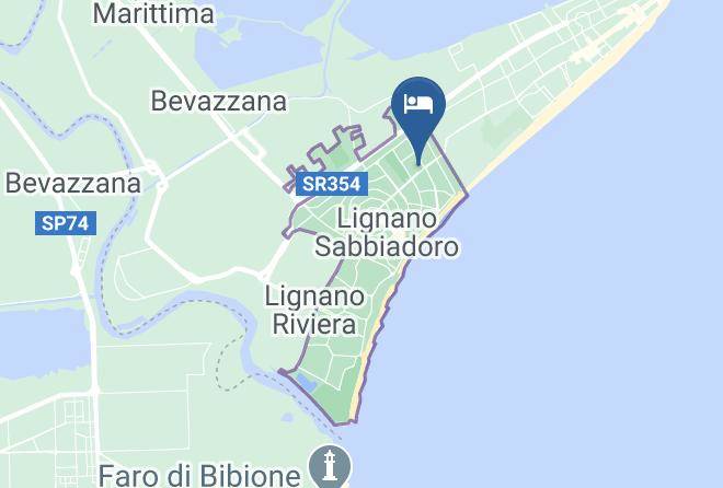 Udine - Hotel Alisei Maps