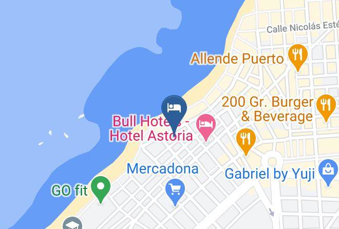 Las Palmas - Hotel Alisios Canteras Maps